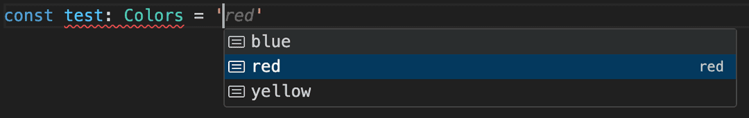 IntelliSense working